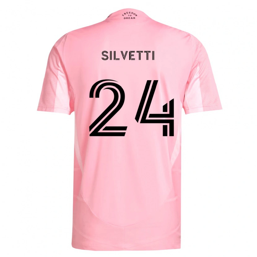 Danxen Dames Mateo Silvetti #24 Roze Zwart Thuisshirt Thuistenue 2026/27 T-Shirt België
