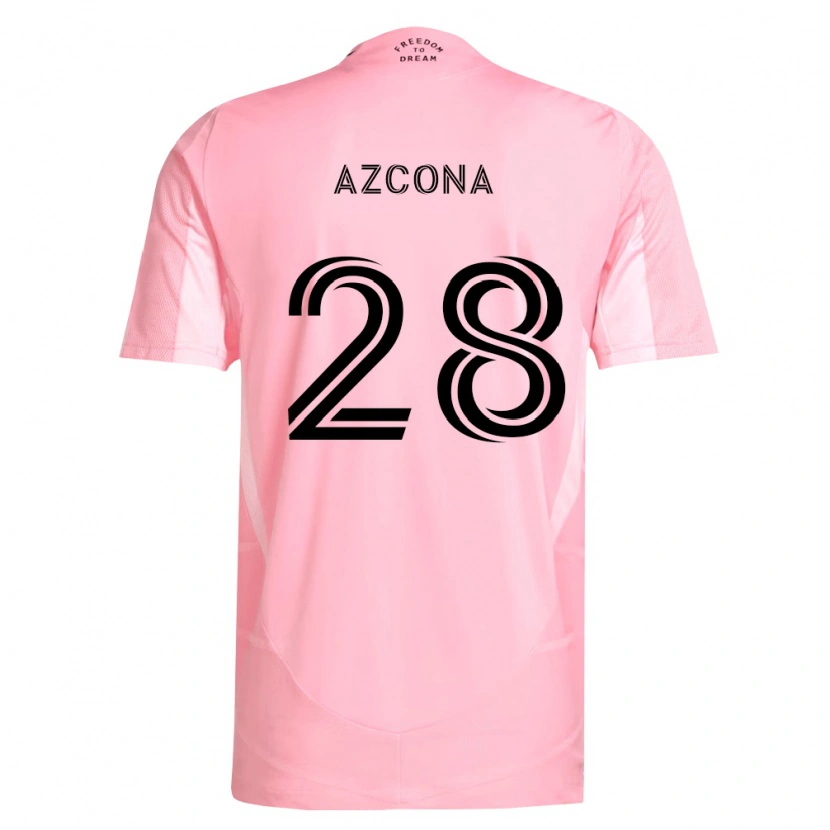 Danxen Dames Edison Azcona #28 Roze Zwart Thuisshirt Thuistenue 2026/27 T-Shirt België