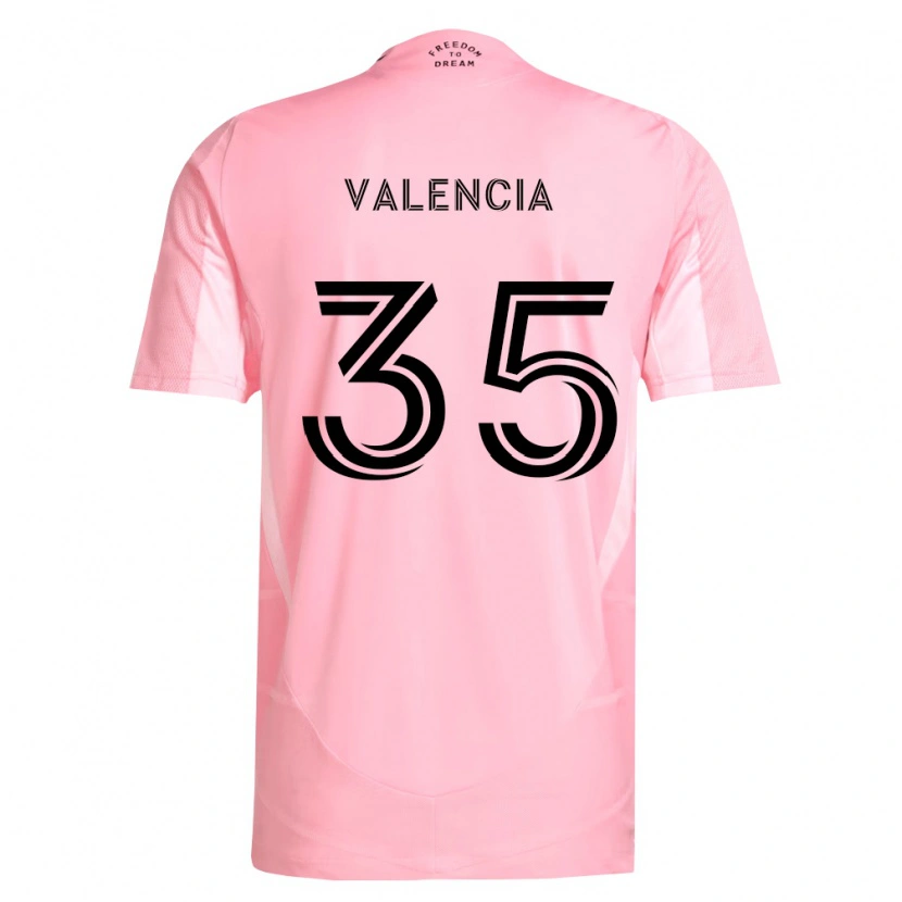 Danxen Dames Felipe Valencia #35 Roze Zwart Thuisshirt Thuistenue 2026/27 T-Shirt België