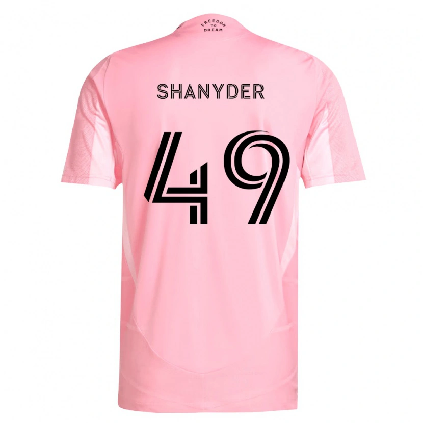 Danxen Dames Shanyder Borgelin #49 Roze Zwart Thuisshirt Thuistenue 2026/27 T-Shirt België