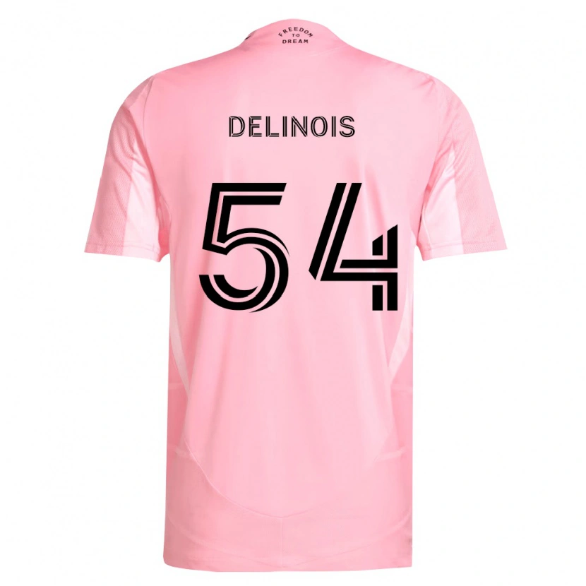 Danxen Dames Lovend's Delinois #54 Roze Zwart Thuisshirt Thuistenue 2026/27 T-Shirt België