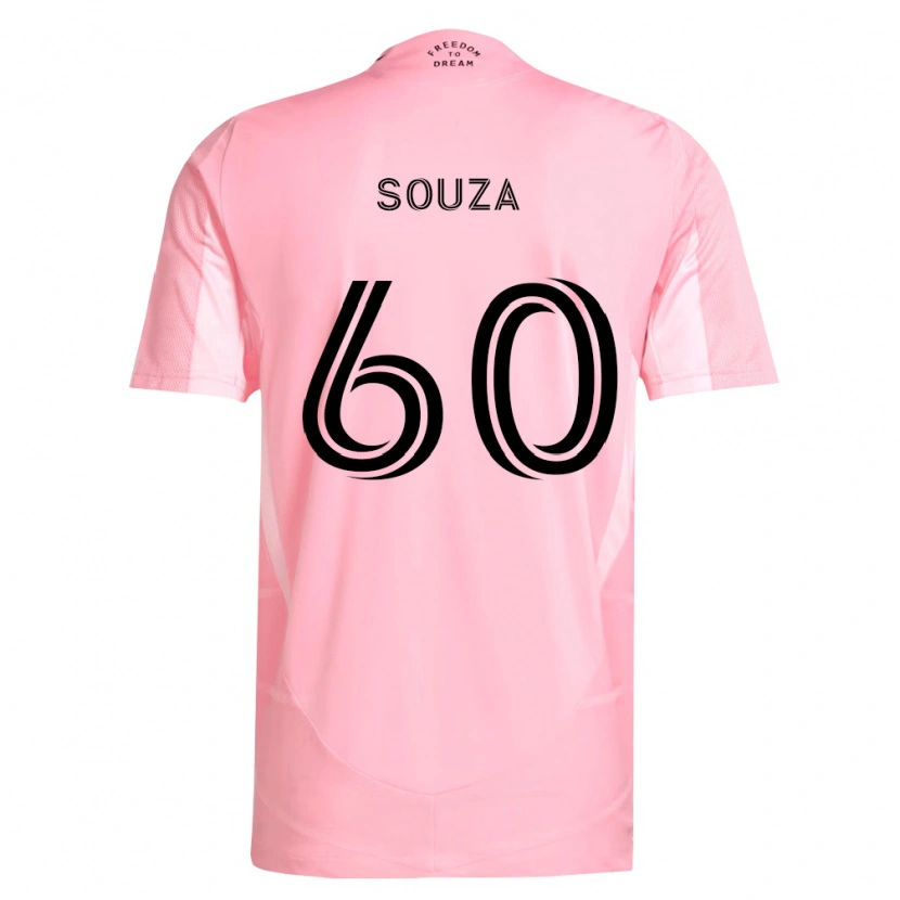 Danxen Dames Brandon Souza #60 Roze Zwart Thuisshirt Thuistenue 2026/27 T-Shirt België