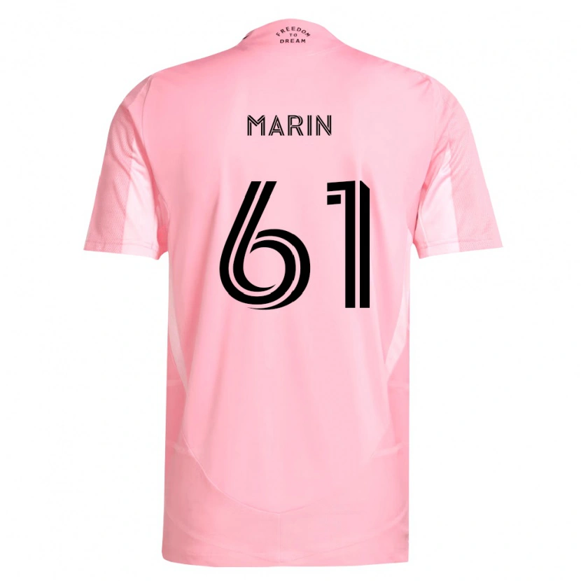 Danxen Dames Matias Marin #61 Roze Zwart Thuisshirt Thuistenue 2026/27 T-Shirt België
