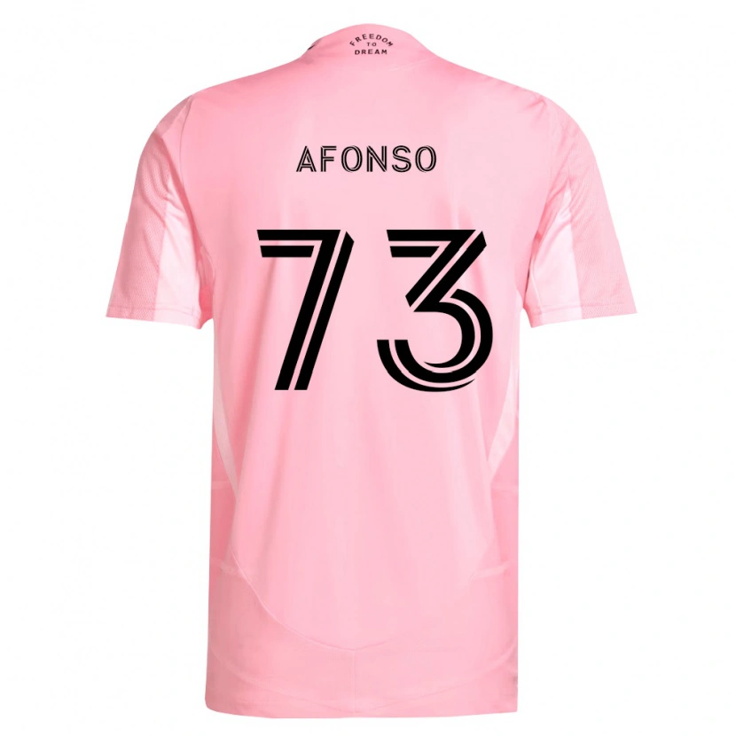Danxen Dames Leo Afonso #73 Roze Zwart Thuisshirt Thuistenue 2026/27 T-Shirt België