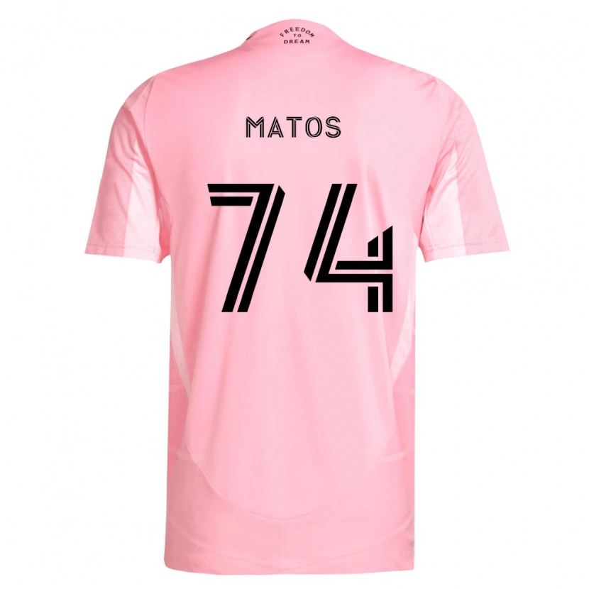 Danxen Dames Diego Matos #74 Roze Zwart Thuisshirt Thuistenue 2026/27 T-Shirt België