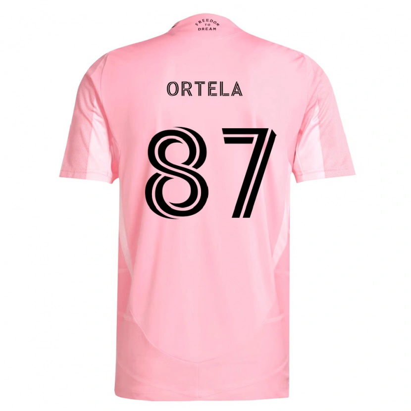 Danxen Dames Jerremy Ortela #87 Roze Zwart Thuisshirt Thuistenue 2026/27 T-Shirt België