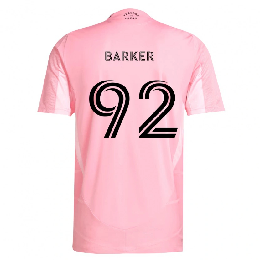Danxen Dames Lucas Barker #92 Roze Zwart Thuisshirt Thuistenue 2026/27 T-Shirt België