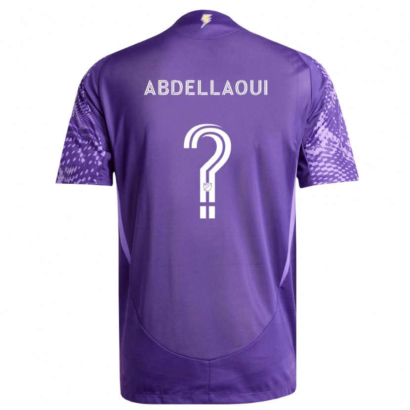 Danxen Dames Noham Abdellaoui #0 Paars Wit Thuisshirt Thuistenue 2026/27 T-Shirt België