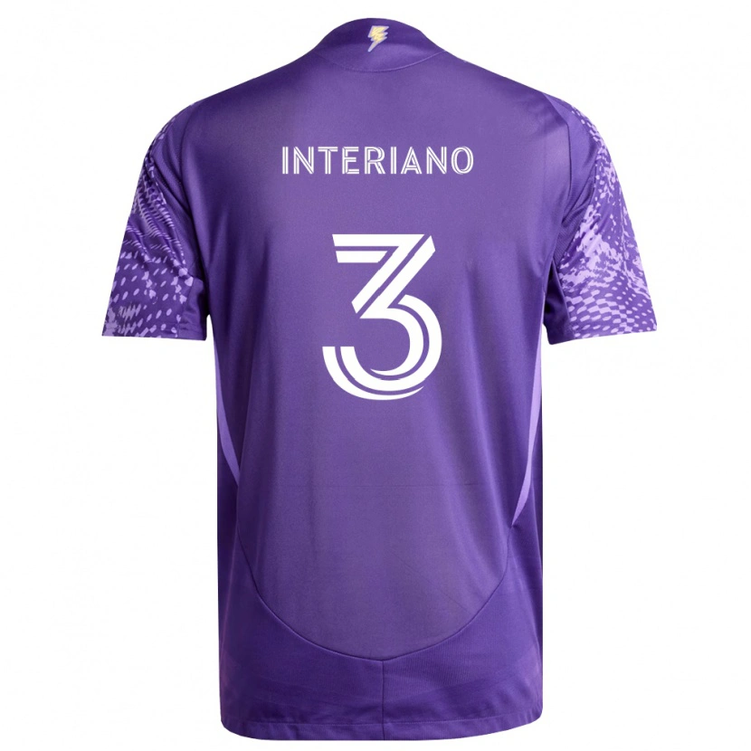 Danxen Dames Jordan Interiano #3 Paars Wit Thuisshirt Thuistenue 2026/27 T-Shirt België