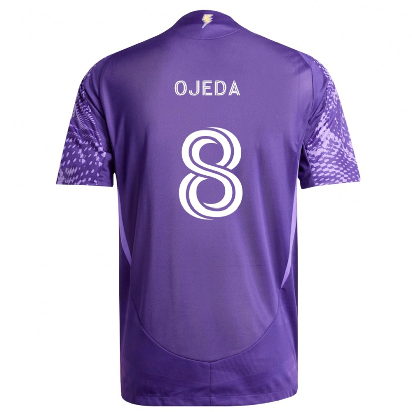 Danxen Dames Braian Ojeda #8 Paars Wit Thuisshirt Thuistenue 2026/27 T-Shirt België
