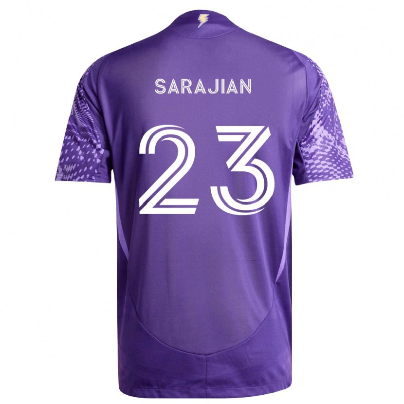 Danxen Dames Harvey Sarajian #23 Paars Wit Thuisshirt Thuistenue 2026/27 T-Shirt België