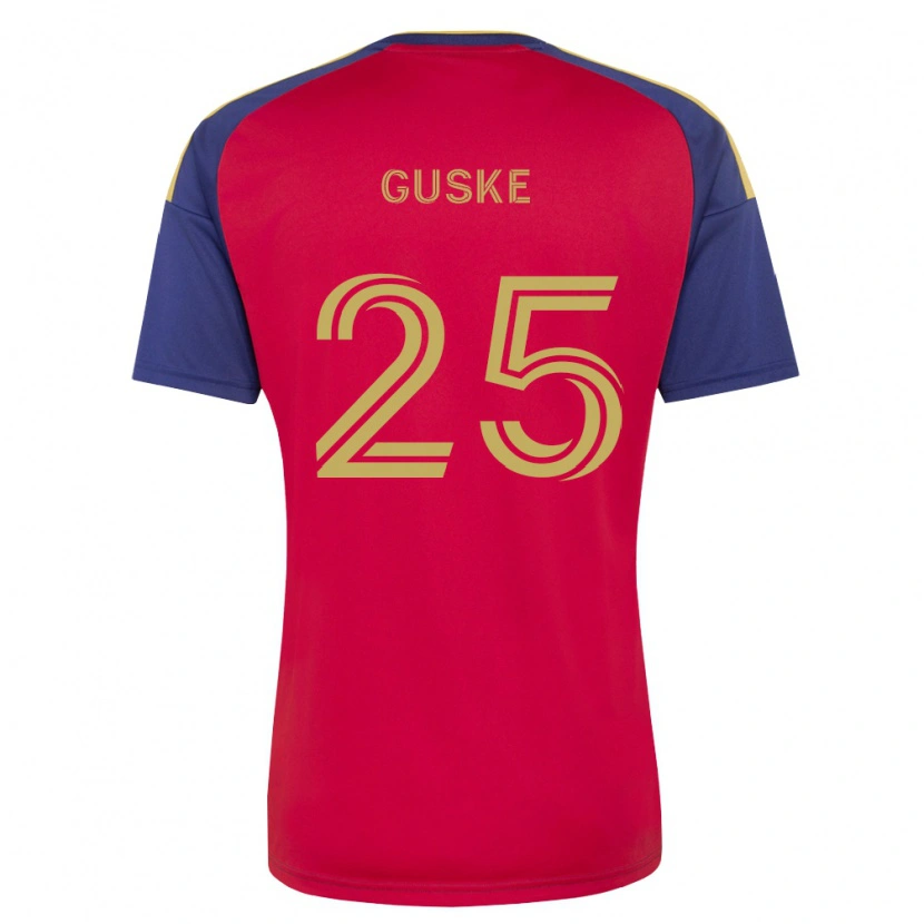 Danxen Dames Colin Guske #25 Koninklijk Blauw Bruin Rood Thuisshirt Thuistenue 2026/27 T-Shirt België