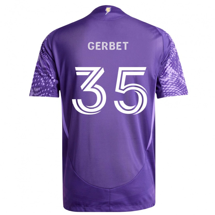 Danxen Dames Joran Gerbet #35 Paars Wit Thuisshirt Thuistenue 2026/27 T-Shirt België
