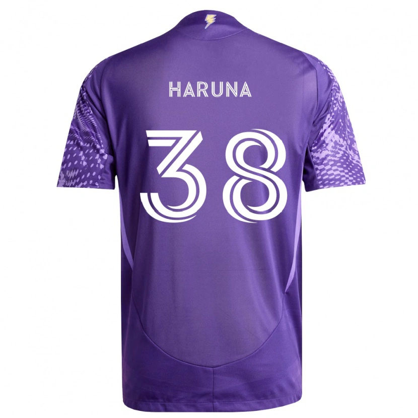 Danxen Dames Issah Haruna #38 Paars Wit Thuisshirt Thuistenue 2026/27 T-Shirt België