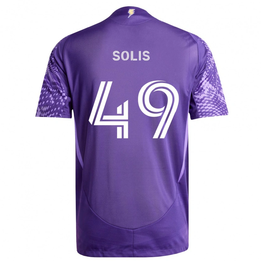 Danxen Dames Jhon Solís #49 Paars Wit Thuisshirt Thuistenue 2026/27 T-Shirt België