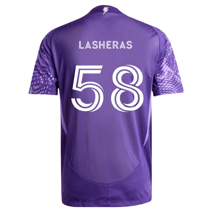 Danxen Dames Nicolas Lasheras #58 Paars Wit Thuisshirt Thuistenue 2026/27 T-Shirt België