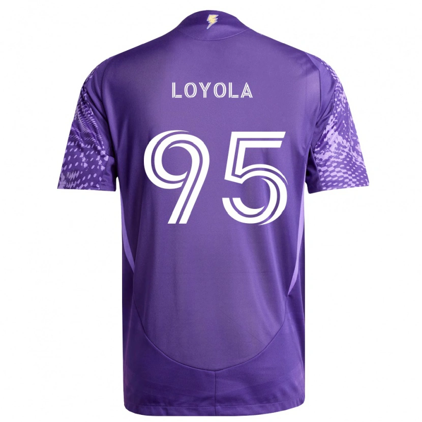 Danxen Dames Favian Loyola #95 Paars Wit Thuisshirt Thuistenue 2026/27 T-Shirt België
