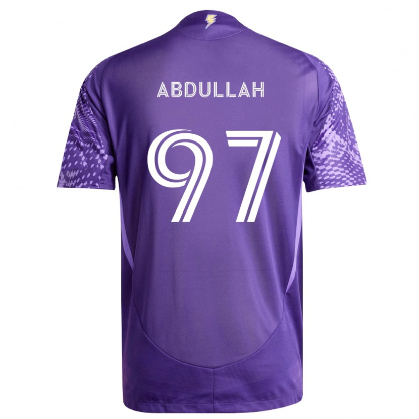 Danxen Dames Majed Abdullah #97 Paars Wit Thuisshirt Thuistenue 2026/27 T-Shirt België