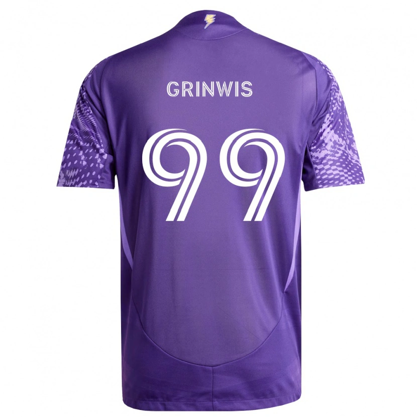 Danxen Dames Adam Grinwis #99 Paars Wit Thuisshirt Thuistenue 2026/27 T-Shirt België