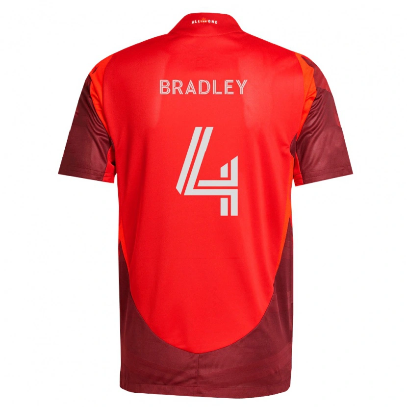 Danxen Dames Michael Bradley #4 Bordeauxrood Thuisshirt Thuistenue 2026/27 T-Shirt België
