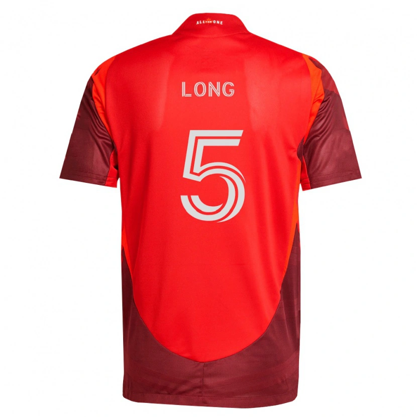 Danxen Dames Kevin Long #5 Bordeauxrood Thuisshirt Thuistenue 2026/27 T-Shirt België