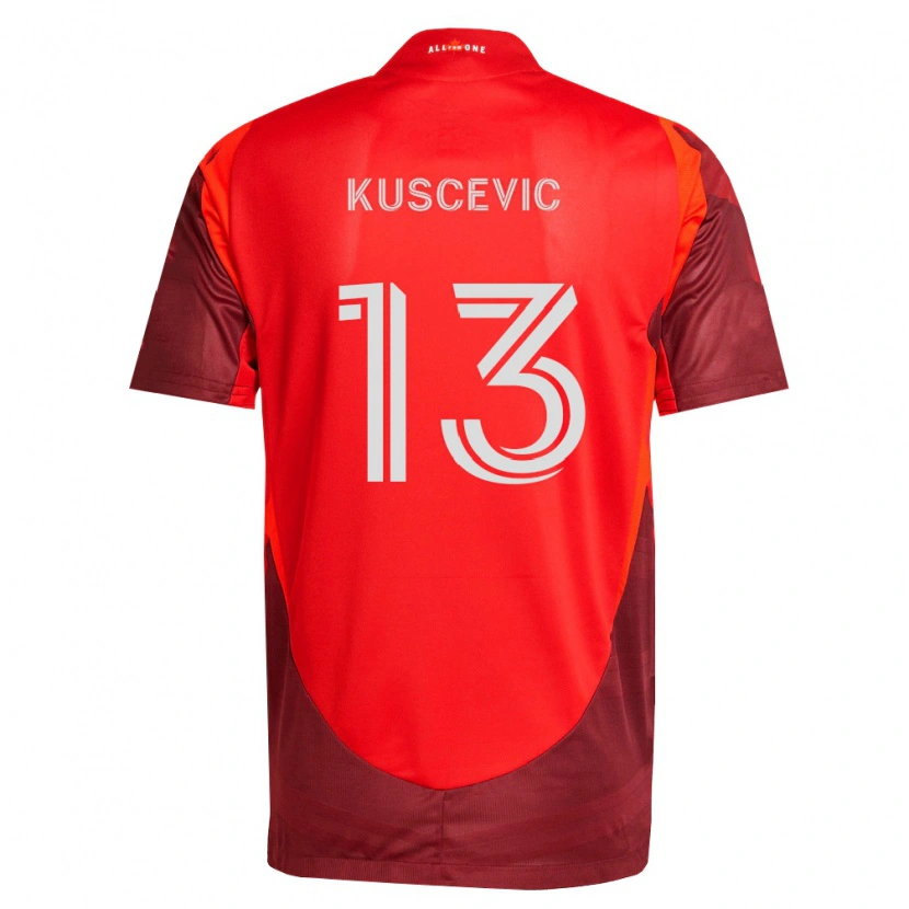 Danxen Dames Benjamín Kuscevic #13 Bordeauxrood Thuisshirt Thuistenue 2026/27 T-Shirt België