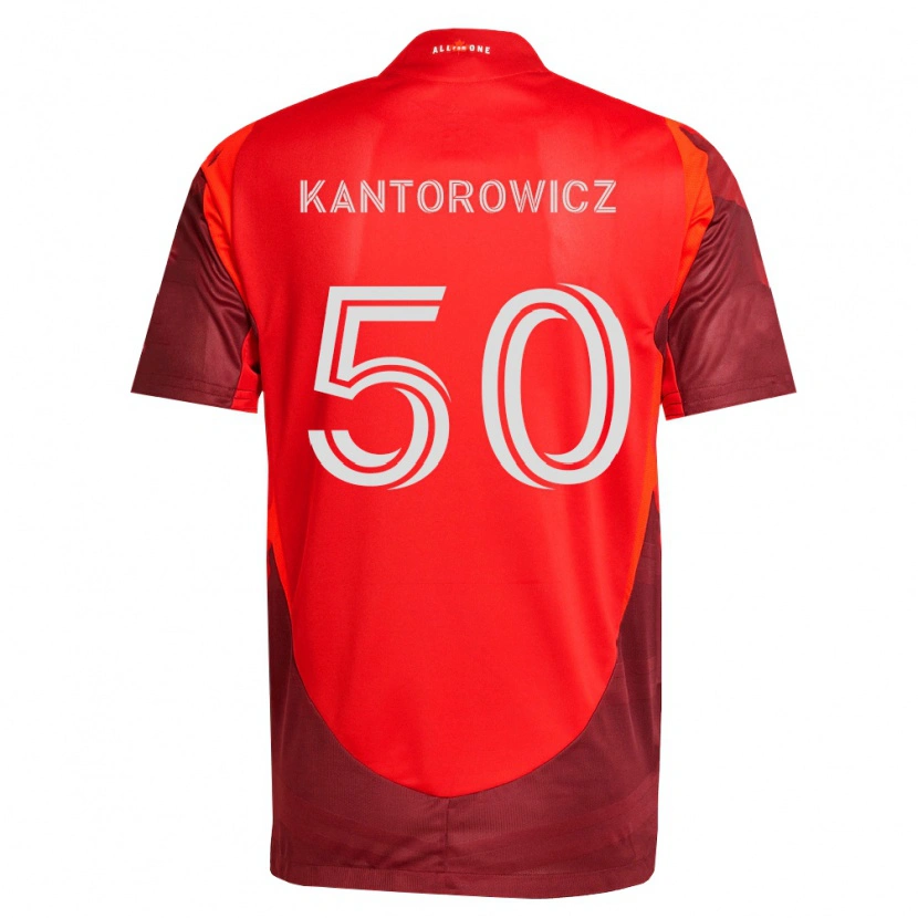 Danxen Dames Dominic Kantorowicz #50 Bordeauxrood Thuisshirt Thuistenue 2026/27 T-Shirt België