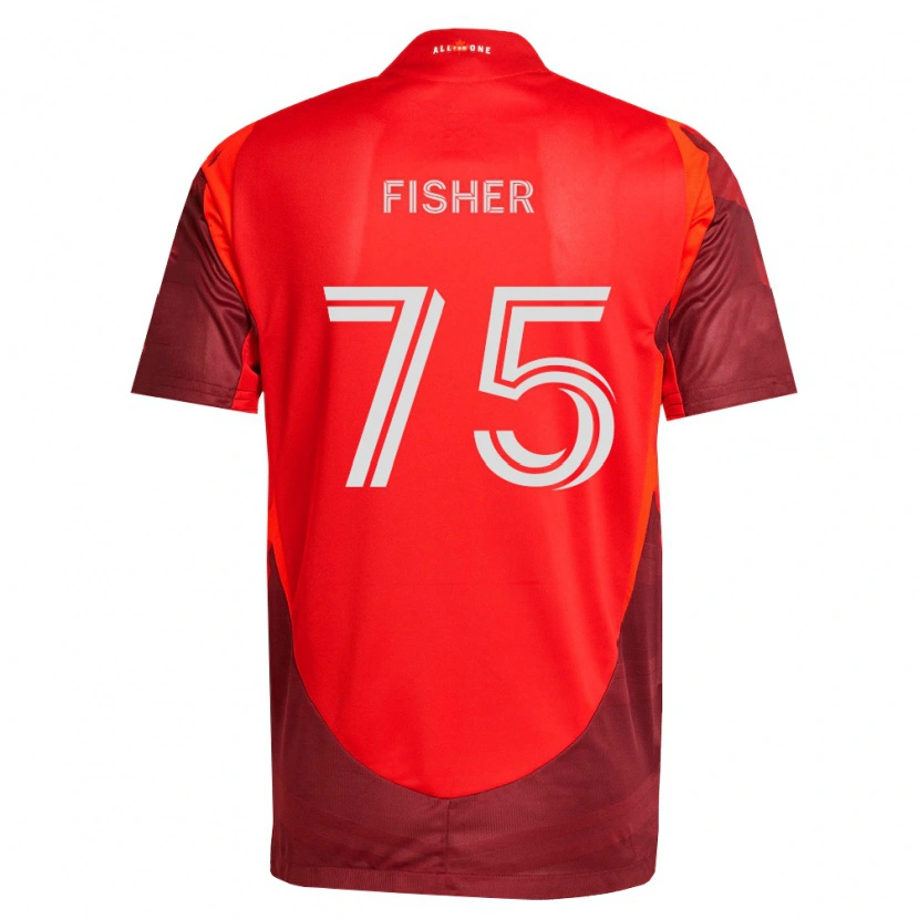 Danxen Dames Reid Fisher #75 Bordeauxrood Thuisshirt Thuistenue 2026/27 T-Shirt België