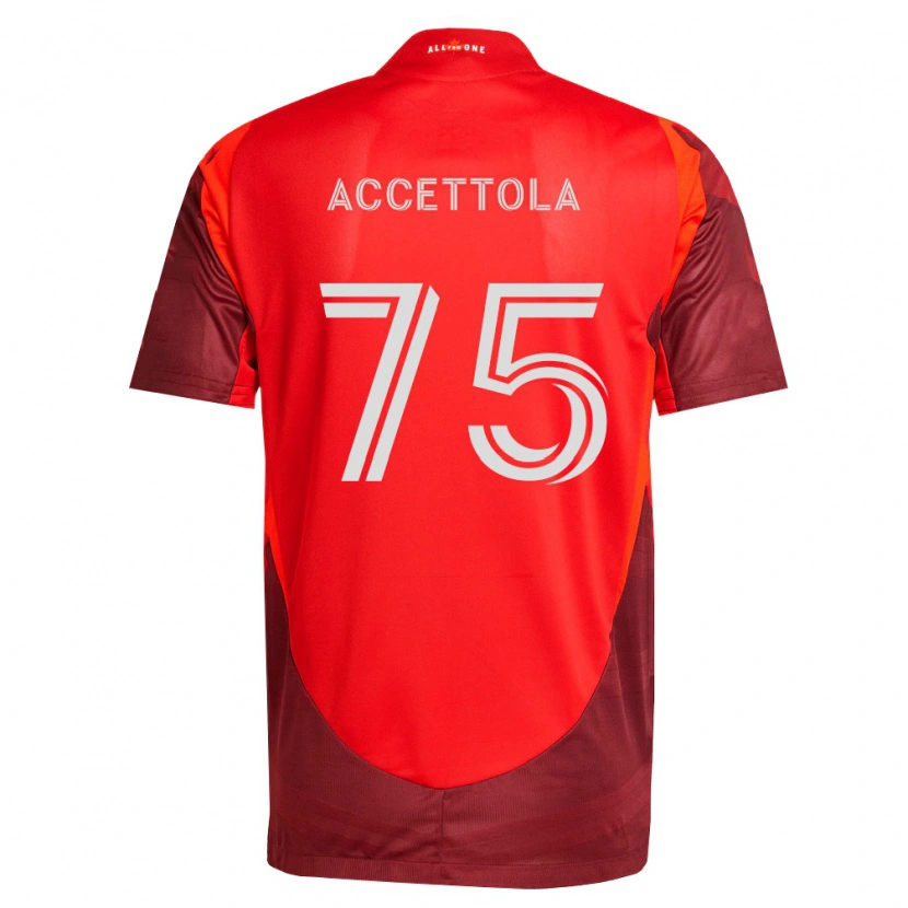 Danxen Dames Luca Accettola #75 Bordeauxrood Thuisshirt Thuistenue 2026/27 T-Shirt België