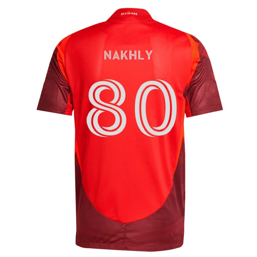 Danxen Dames Zakaria Nakhly #80 Bordeauxrood Thuisshirt Thuistenue 2026/27 T-Shirt België