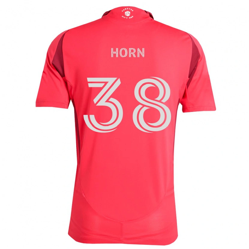 Danxen Dames Jannes Horn #38 Magenta Wit Thuisshirt Thuistenue 2026/27 T-Shirt België