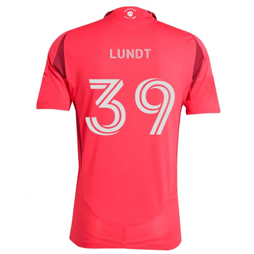 Danxen Dames Ben Lundt #39 Magenta Wit Thuisshirt Thuistenue 2026/27 T-Shirt België