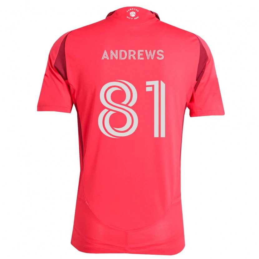 Danxen Dames Joe Andrews #81 Magenta Wit Thuisshirt Thuistenue 2026/27 T-Shirt België