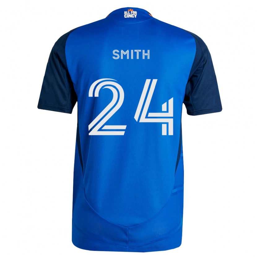 Danxen Dames Kyle Smith #24 Koninklijk Blauw Oranje Thuisshirt Thuistenue 2026/27 T-Shirt België