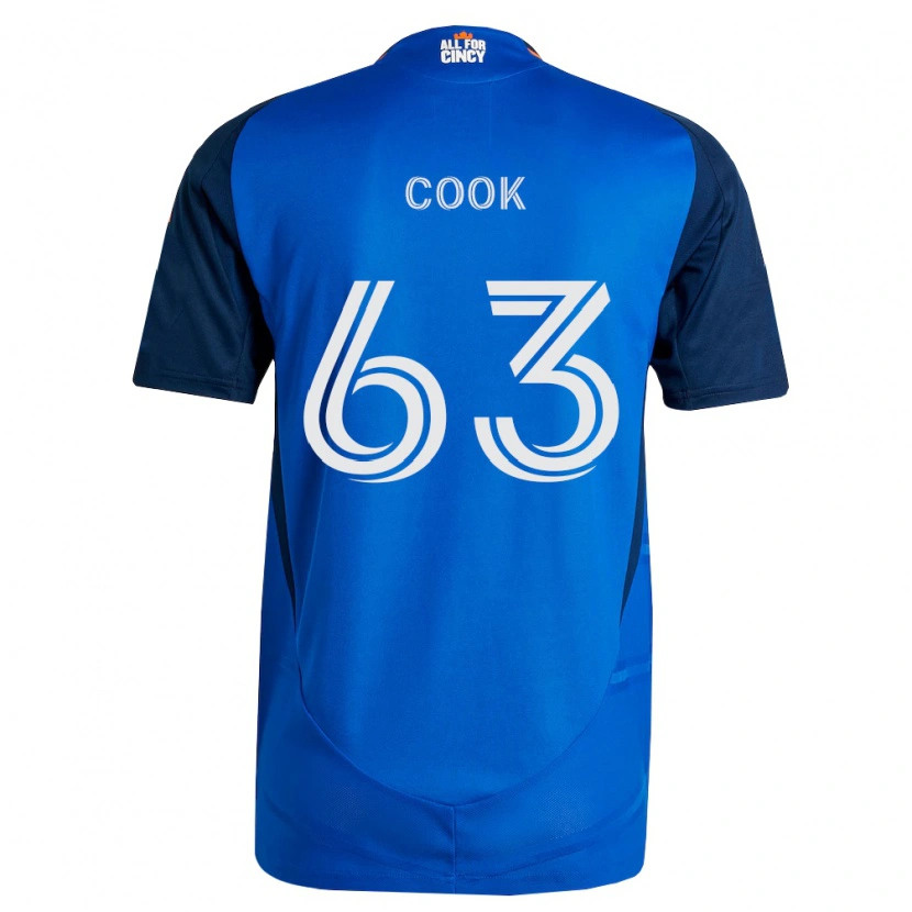 Danxen Dames Steel Cook #63 Koninklijk Blauw Oranje Thuisshirt Thuistenue 2026/27 T-Shirt België