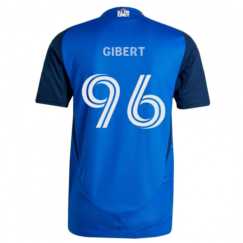Danxen Dames Gaël Gibert #96 Koninklijk Blauw Oranje Thuisshirt Thuistenue 2026/27 T-Shirt België