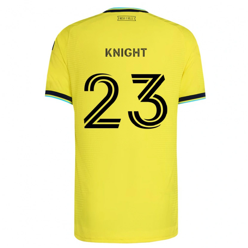 Danxen Dames Jordan Knight #23 Helder Geel Marineblauw Thuisshirt Thuistenue 2026/27 T-Shirt België