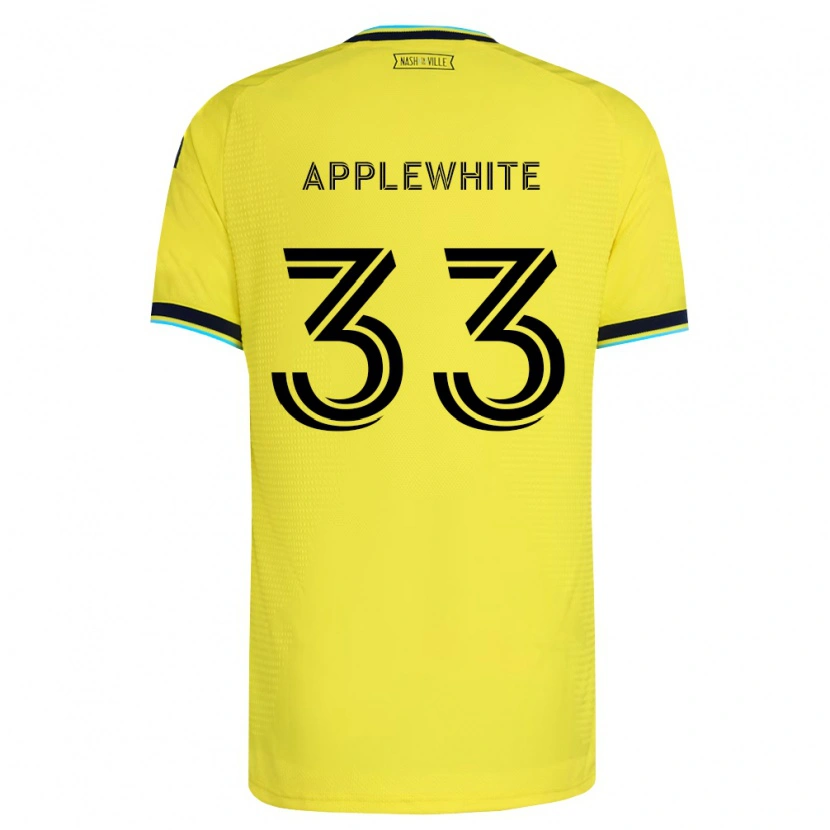 Danxen Dames Christopher Applewhite #33 Helder Geel Marineblauw Thuisshirt Thuistenue 2026/27 T-Shirt België