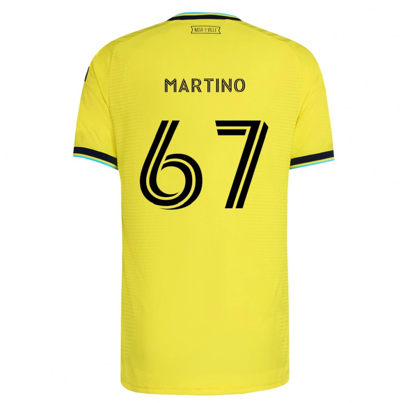 Danxen Dames Ben Martino #67 Helder Geel Marineblauw Thuisshirt Thuistenue 2026/27 T-Shirt België