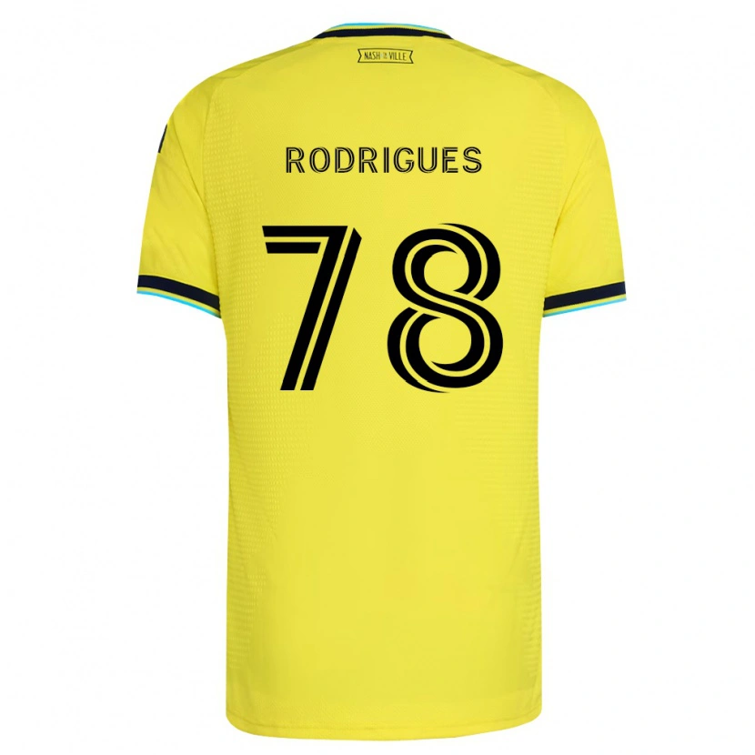 Danxen Dames Giuliano Rodrigues #78 Helder Geel Marineblauw Thuisshirt Thuistenue 2026/27 T-Shirt België