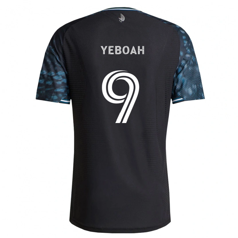 Danxen Dames Kelvin Yeboah #9 Zwart Wit Thuisshirt Thuistenue 2026/27 T-Shirt België