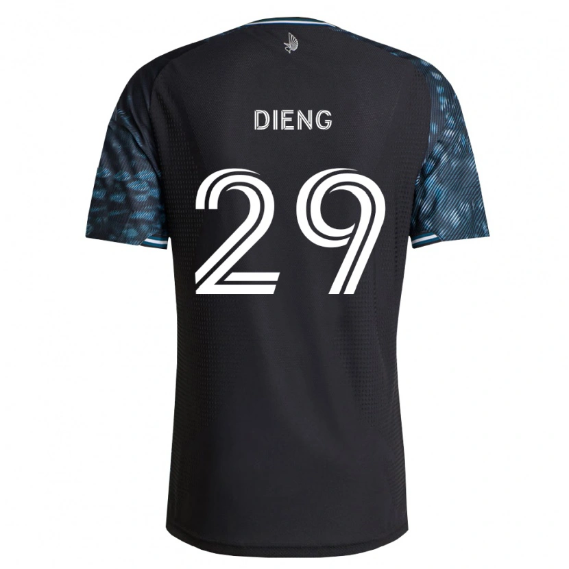 Danxen Dames Mamadou Dieng #29 Zwart Wit Thuisshirt Thuistenue 2026/27 T-Shirt België