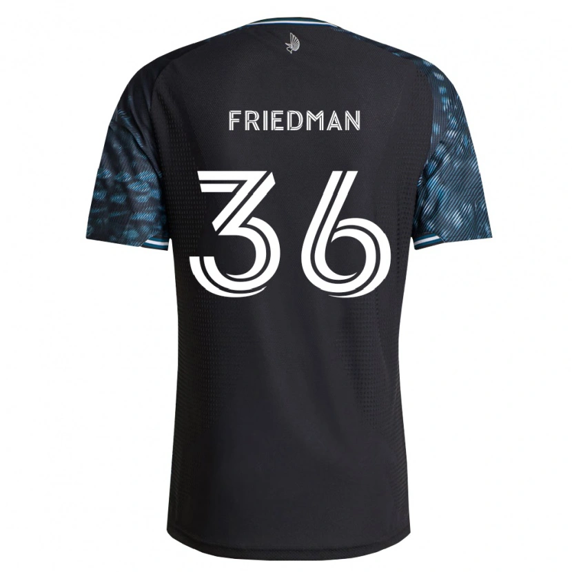 Danxen Dames Jakob Friedman #36 Zwart Wit Thuisshirt Thuistenue 2026/27 T-Shirt België