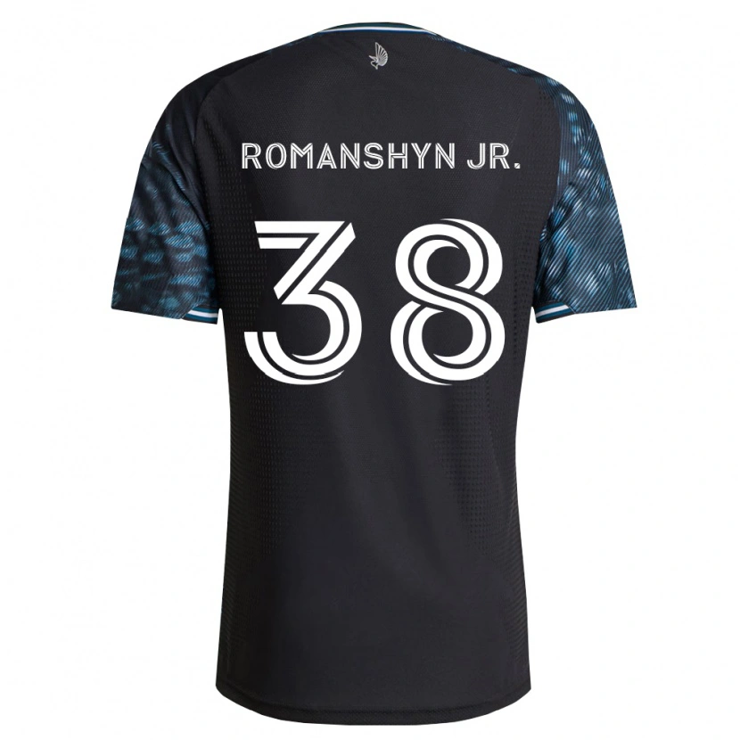 Danxen Dames Kage Romanshyn Jr. #38 Zwart Wit Thuisshirt Thuistenue 2026/27 T-Shirt België