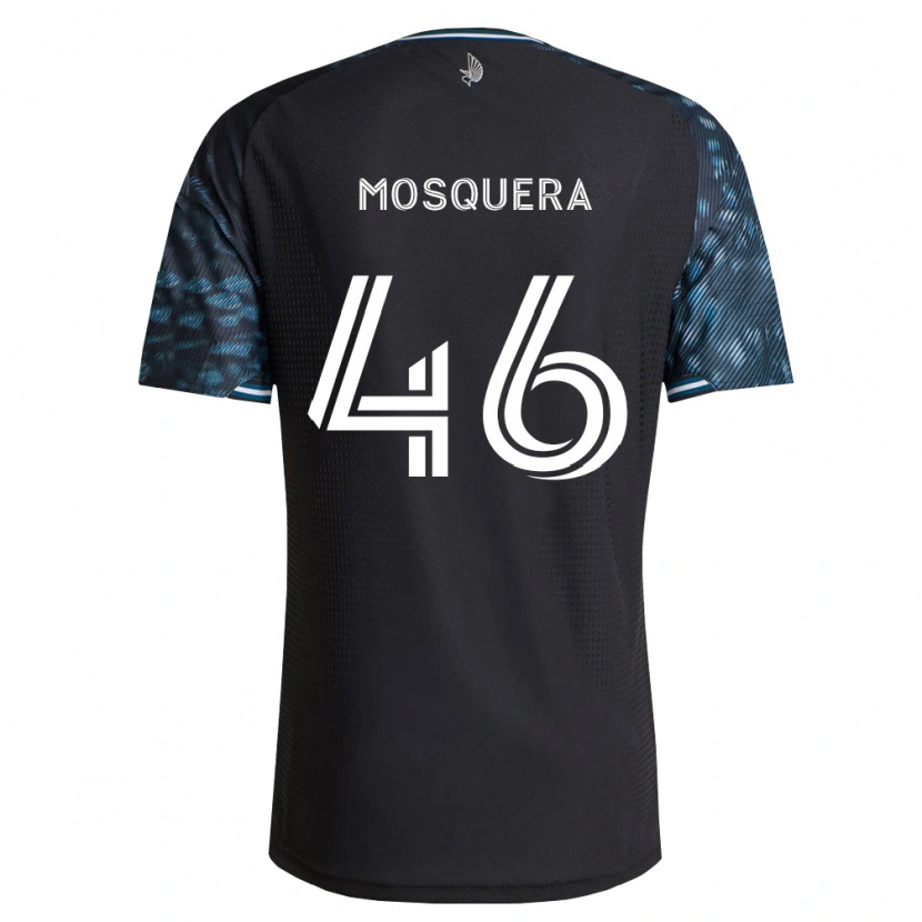 Danxen Dames Juan Camilo Mosquera #46 Zwart Wit Thuisshirt Thuistenue 2026/27 T-Shirt België