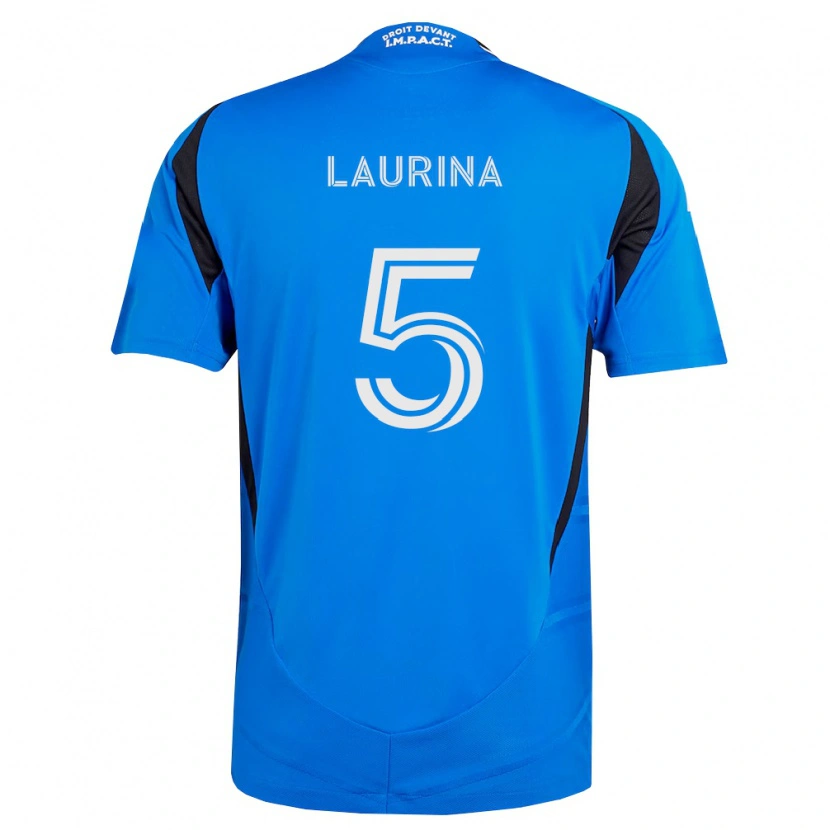 Danxen Dames Bilombo Laurina #5 Blauw Wit Zwart Thuisshirt Thuistenue 2026/27 T-Shirt België