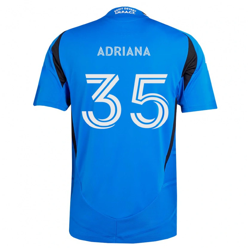 Danxen Dames Teoli Adriana #35 Blauw Wit Zwart Thuisshirt Thuistenue 2026/27 T-Shirt België