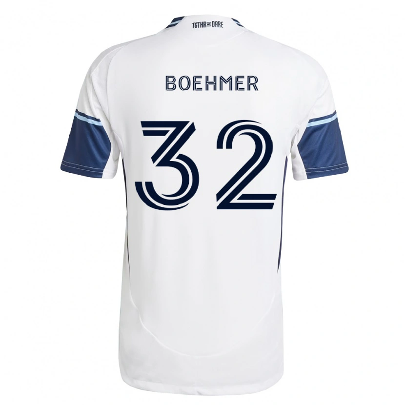 Danxen Dames Isaac Boehmer #32 Wit Koninklijk Blauw Thuisshirt Thuistenue 2026/27 T-Shirt België