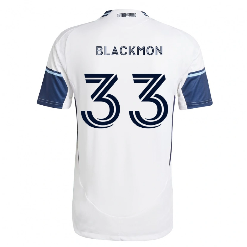 Danxen Dames Tristan Blackmon #33 Wit Koninklijk Blauw Thuisshirt Thuistenue 2026/27 T-Shirt België