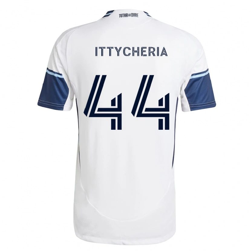 Danxen Dames Daniel Ittycheria #44 Wit Koninklijk Blauw Thuisshirt Thuistenue 2026/27 T-Shirt België